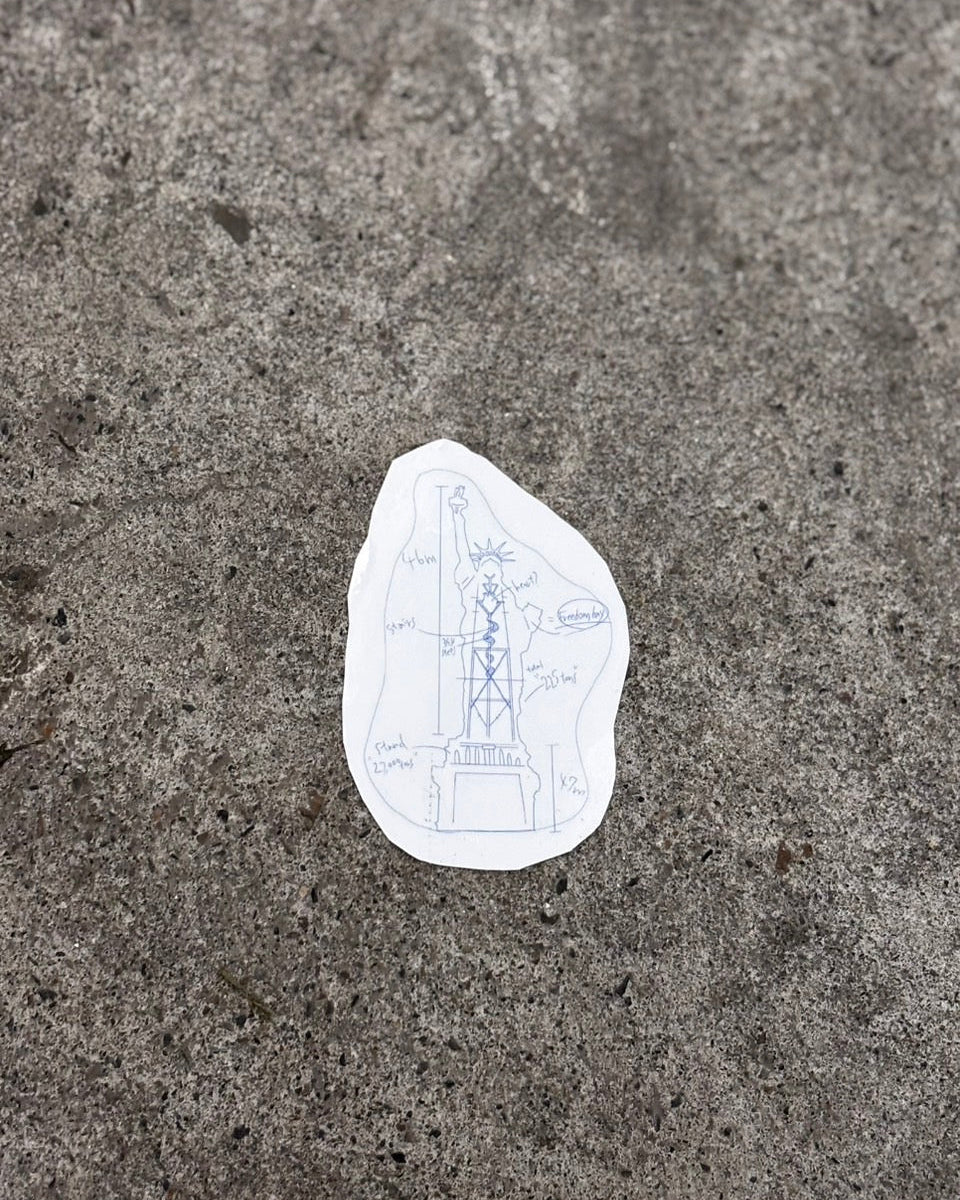 Tower Sketch Sticker