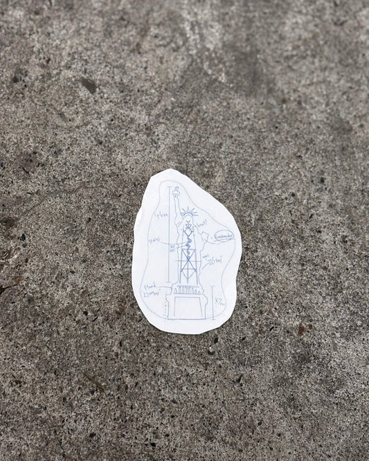 Tower Sketch Sticker